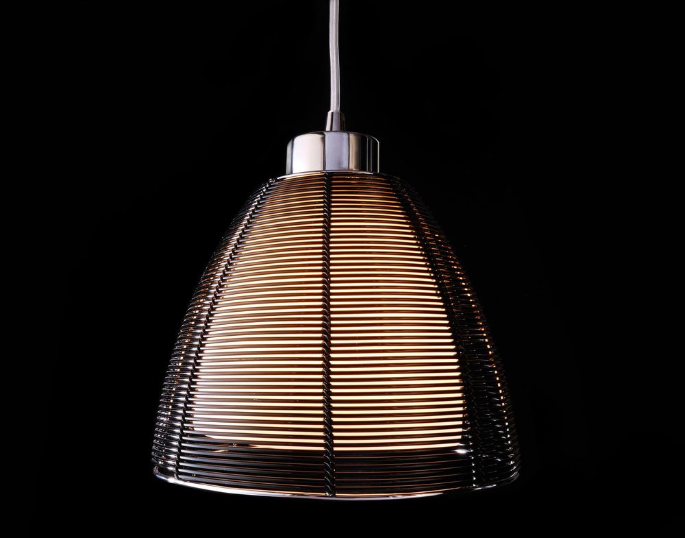 Suspension Filo noire, Ø 19 cm