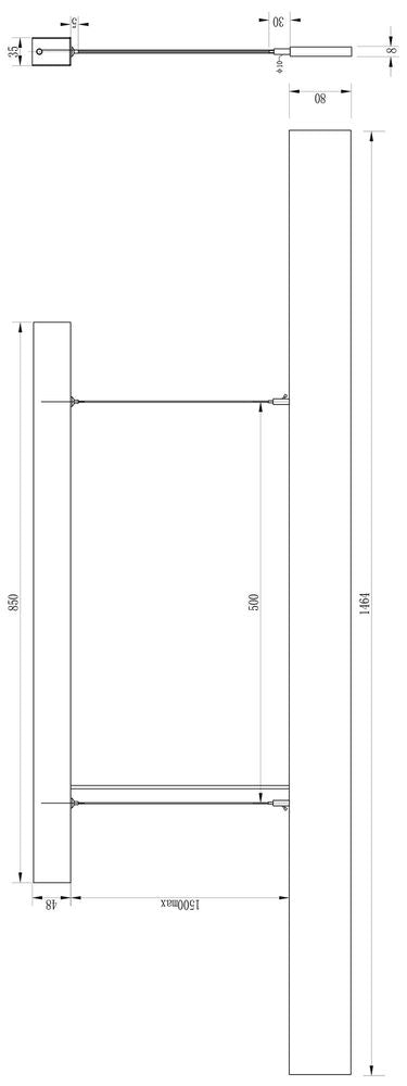 Suspension luminaire | Apollon L 146,4 cm