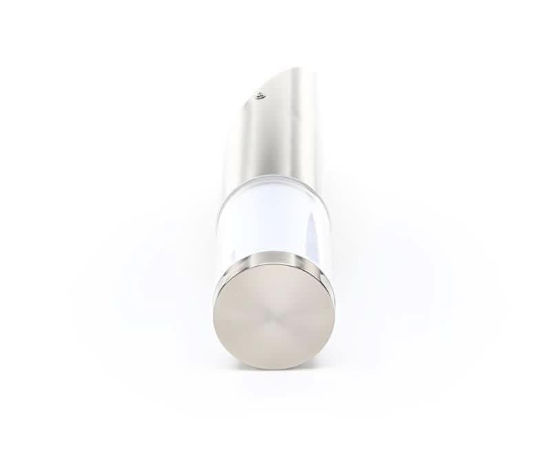 Vue de dessus montrant le capot rond et le diffuseur cylindrique de l'applique