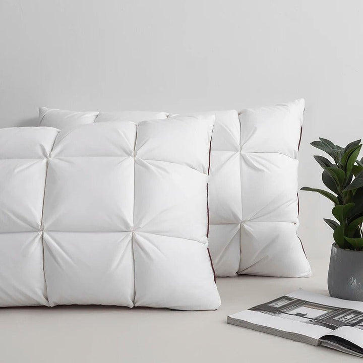 Oreiller en plumes de duvet d'oie blanc en pain 3D | Designix -     - https://designix.fr/