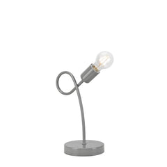 Lampe à poser grise