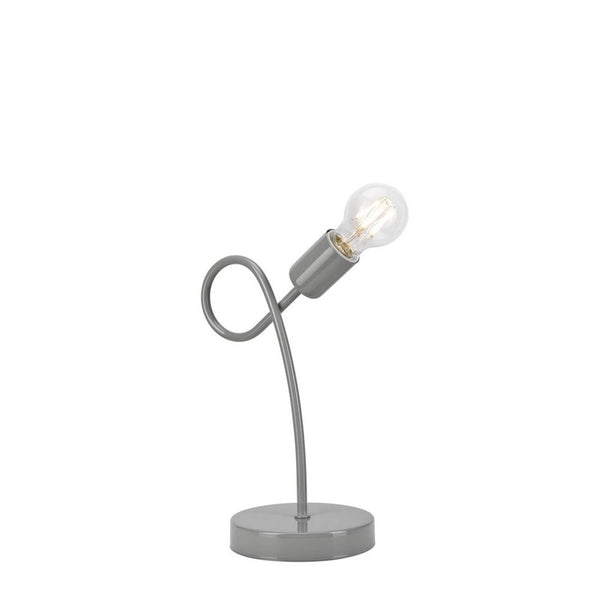 Lampe à poser grise