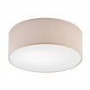 Plafonnier beige, tissu