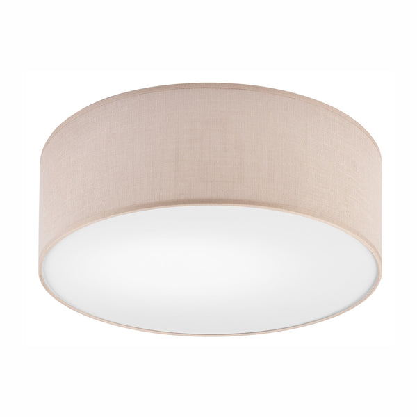 Plafonnier beige, tissu