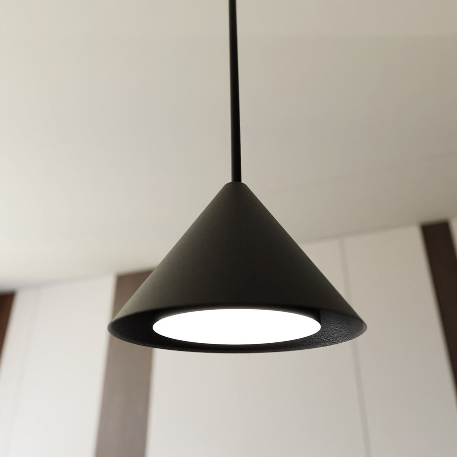 Suspension Fredarn 3 lumières noire
