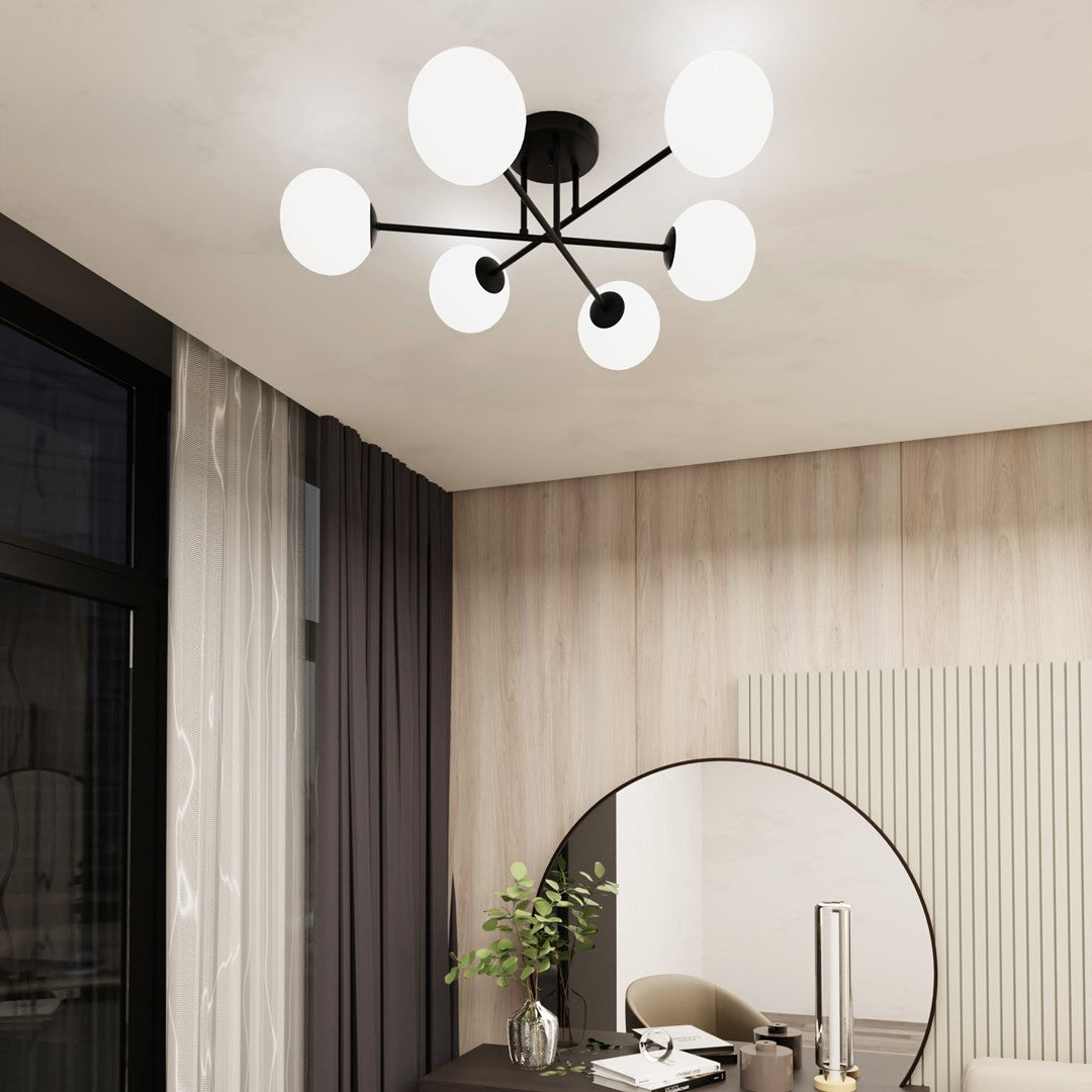 Luminaire plafonnier | Trellara Noir