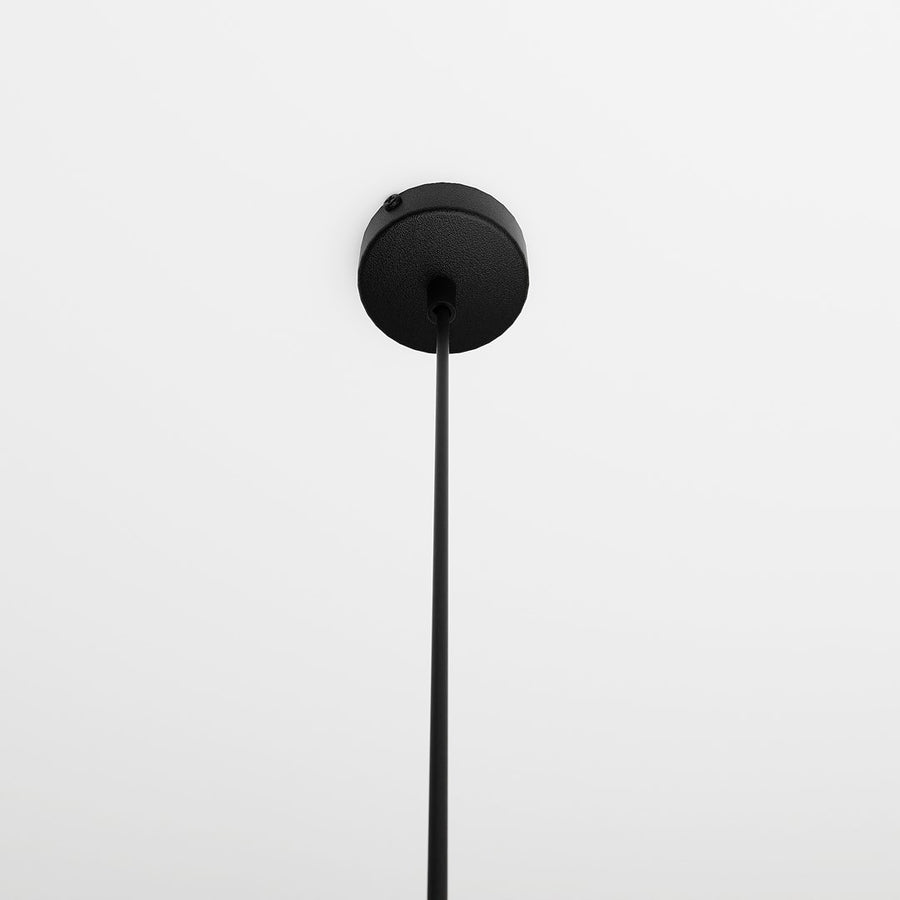 Suspension Koldara noire et anthracite, verre