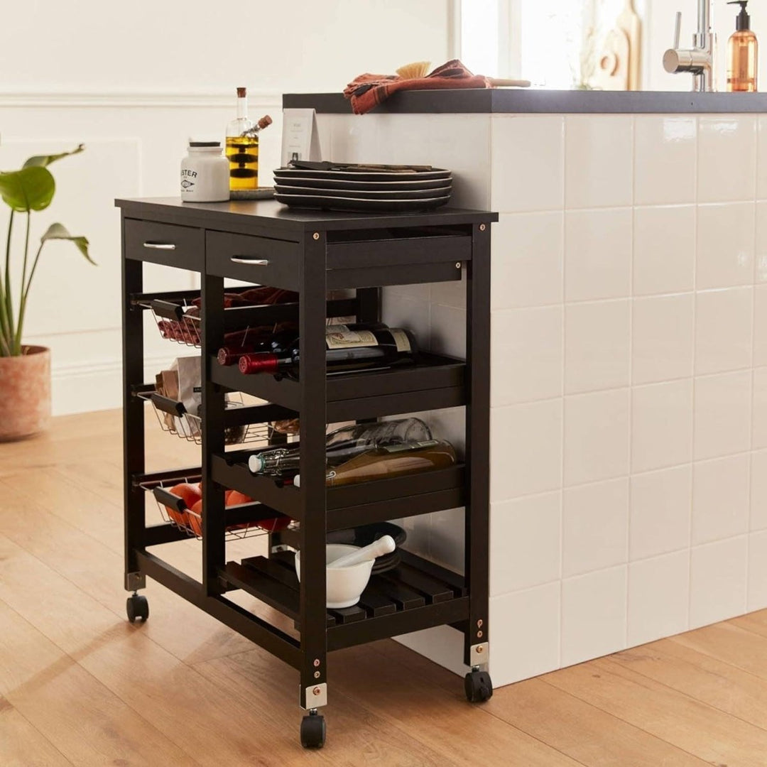 Desserte Cuisine Noire | Saphir - Designix Desserte
