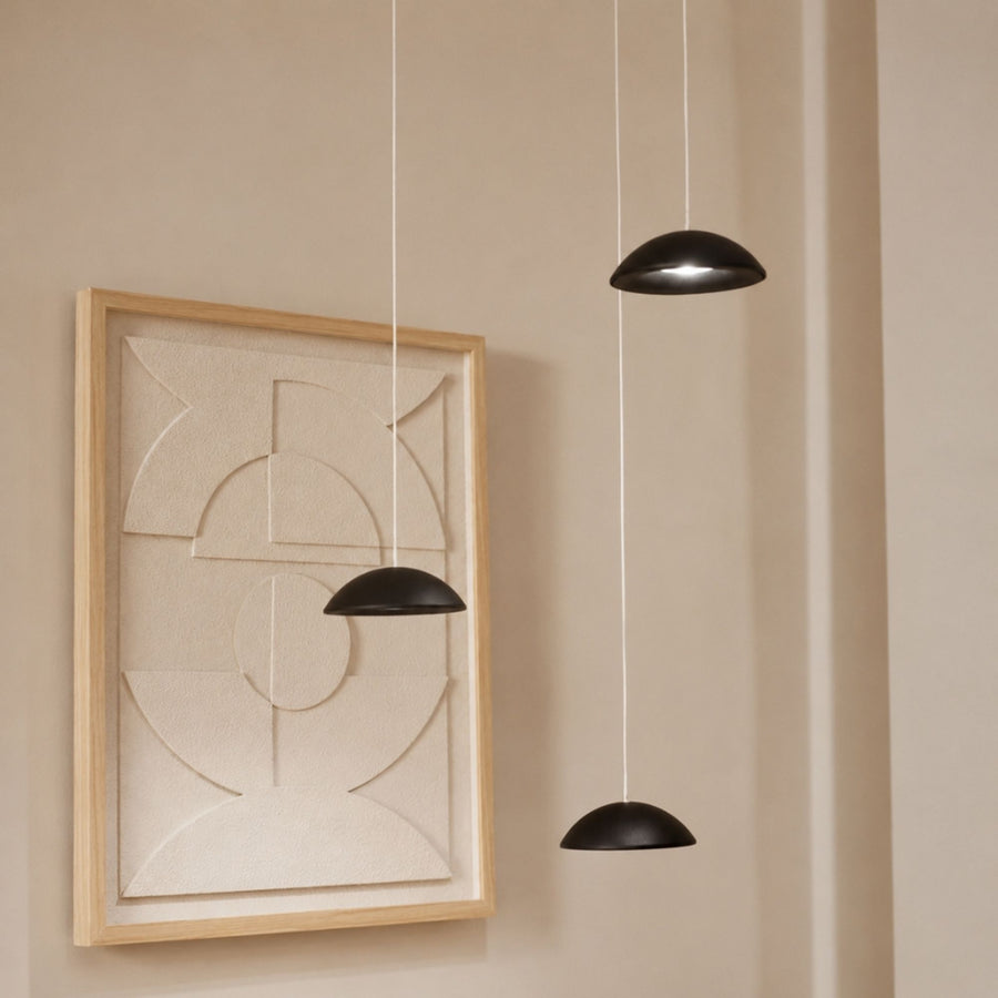 Suspension de table LED Santa Air 8 lumières, rosace Ø 80 cm