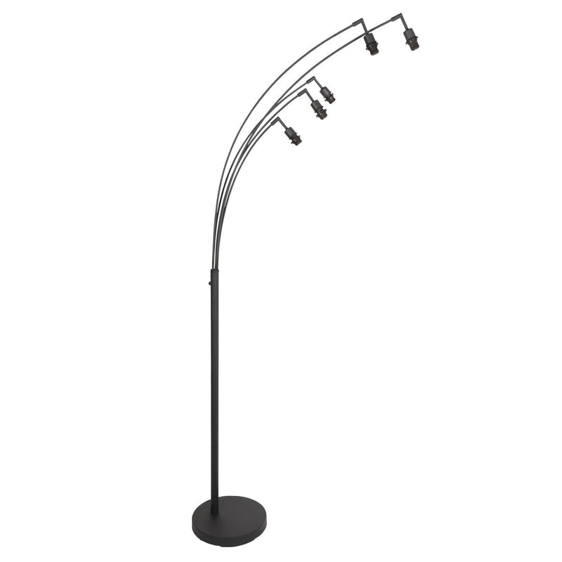 Lampadaire Bambus noir