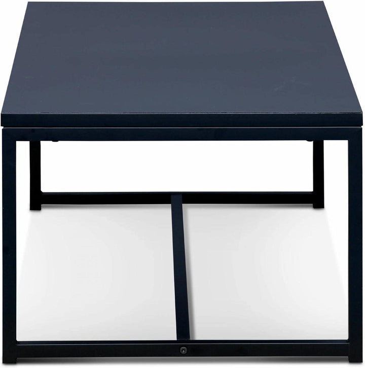 Alice'S Home - Table Basse Métal Noir 100X50X36Cm - Industrielle - Pieds En Métal. Design | Designix - Amazon    - https://designix.fr/