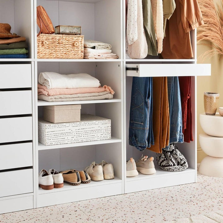 Dressing Modulable Blanc Moderne | Glace - Designix Dressing