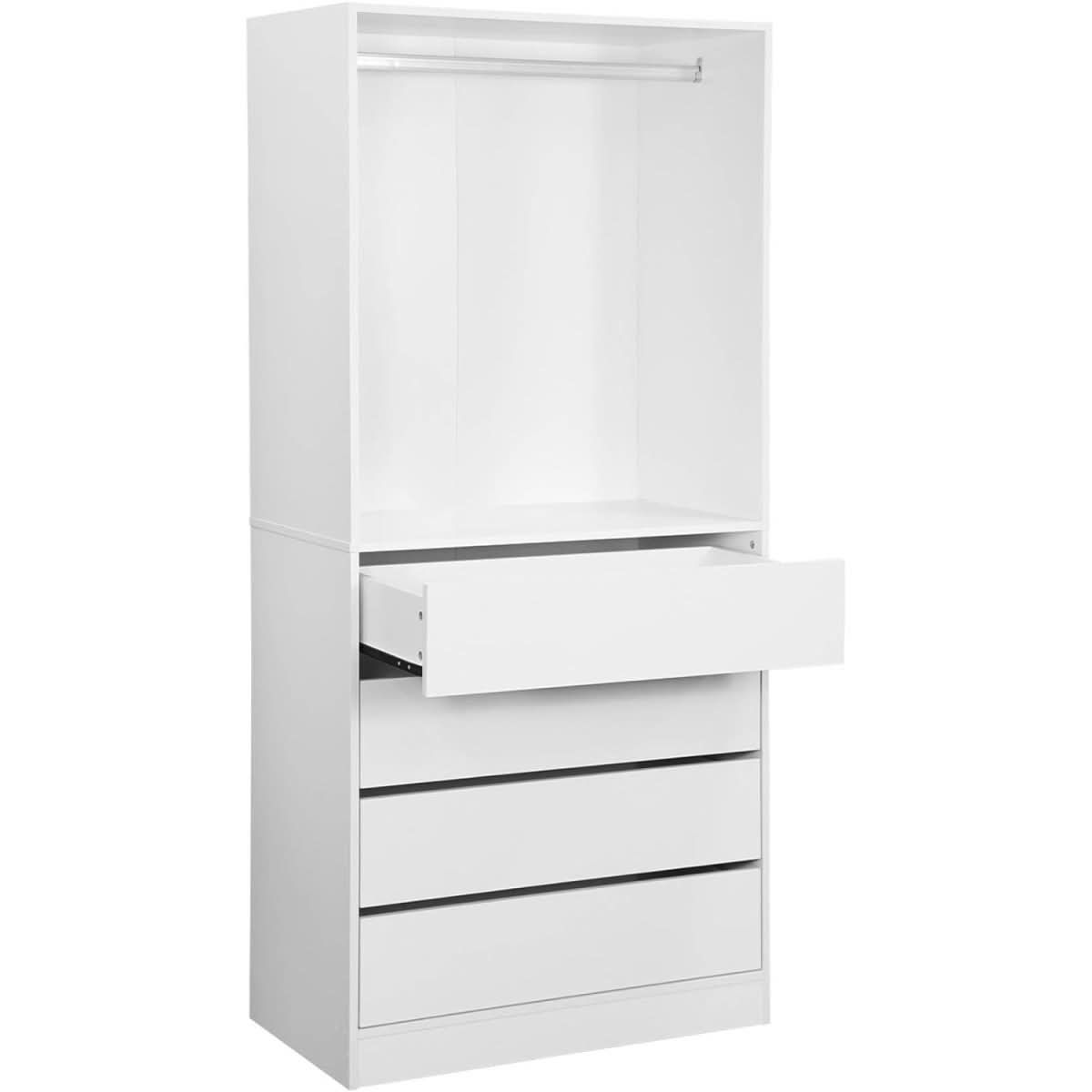 Dressing Modulable Blanc Tiroirs | Wisp - Designix Dressing