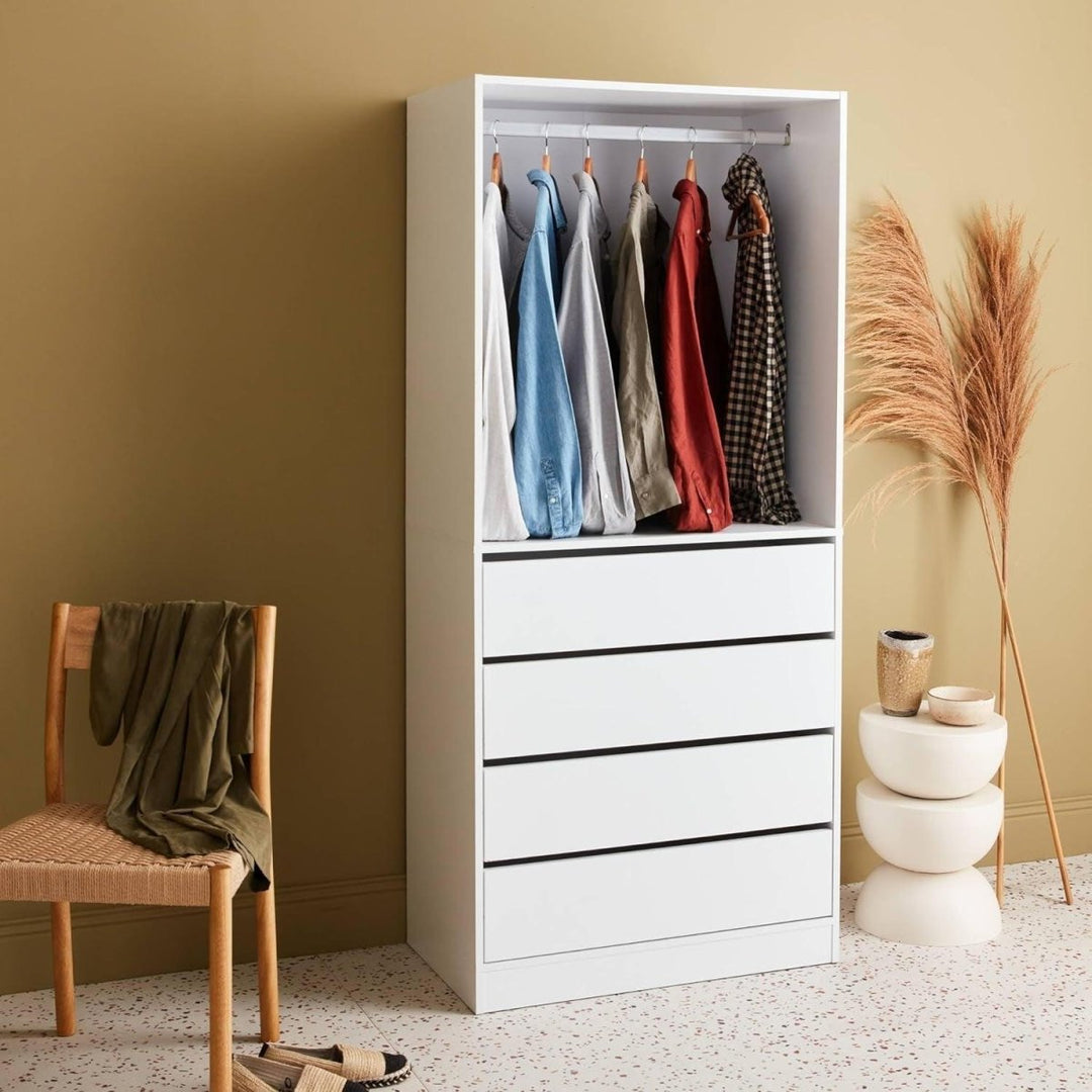 Dressing Modulable Blanc Tiroirs | Wisp - Designix Dressing