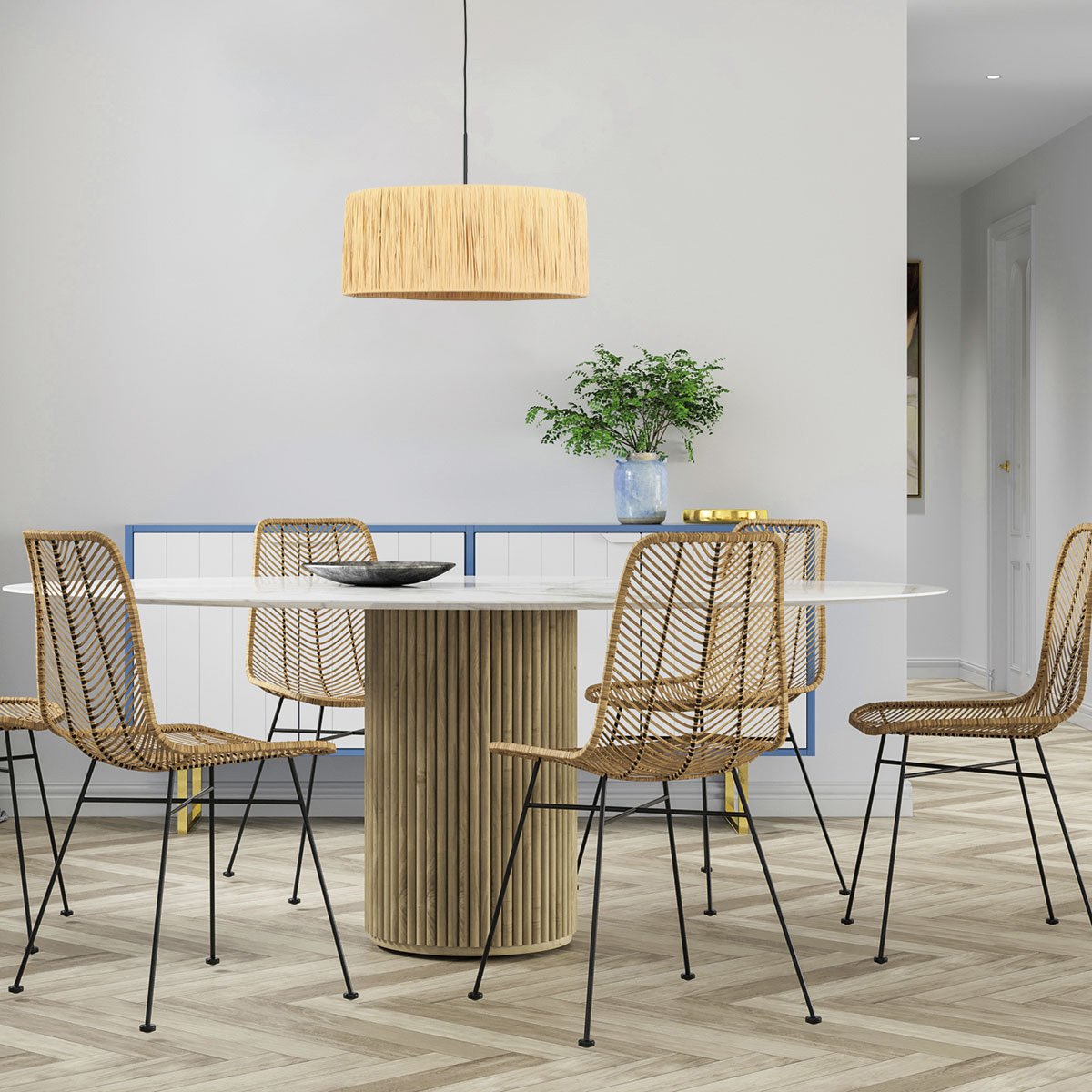 Suspension luminaire Sparkled Light beige