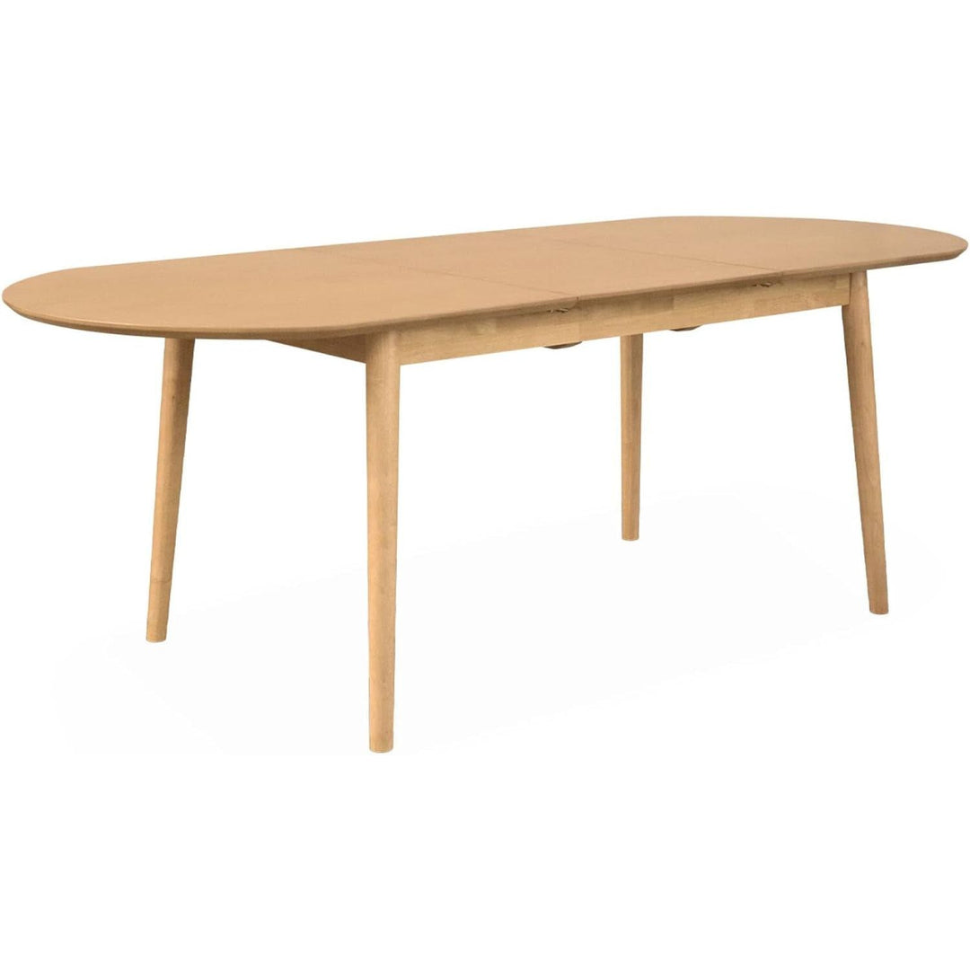 Alice'S Home - Table À Manger Extensible Naturelle Ovale Lina 6 À 8 Places. 160 À 210Cm | Designix - Amazon    - https://designix.fr/