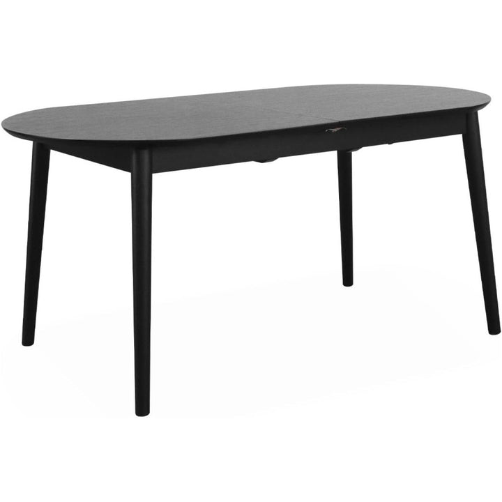 Alice'S Home - Table À Manger Extensible Noire Ovale Lina 6 À 8 Places. 160 À 210Cm | Designix - Amazon    - https://designix.fr/