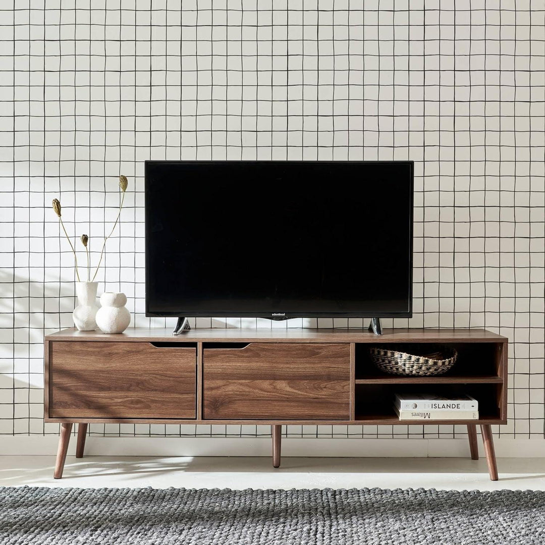 Meuble TV Bois Noyer | Designix - 3333    - https://designix.fr/