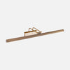 Applique murale LED pour tableau, bronze à variateur, L 60 cm | Litho