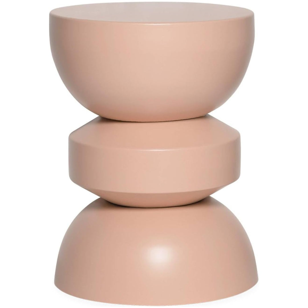 Alice'S Home - Table D'Appoint. Bout De Canapé. Table De Chevet En Métal. Rose. Assa. Ø32 X H 44.5Cm | Designix - Amazon    - https://designix.fr/