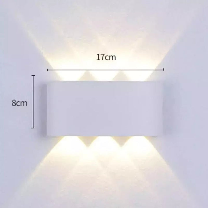 Eclairage Extérieur Mural Terrasse | Lumina - Designix Applique murale extérieur Blanc | 6W Blanc Chaud