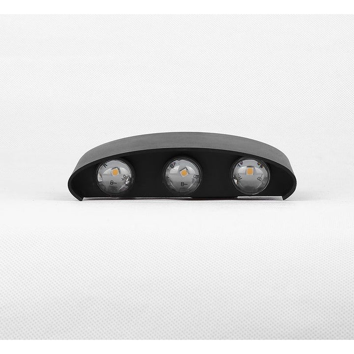 Eclairage Extérieur Mural Terrasse | Lumina - Designix Applique murale extérieur Noir | 12W Blanc Chaud