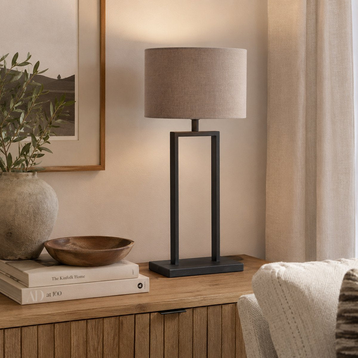 Lampe à poser Stang noir