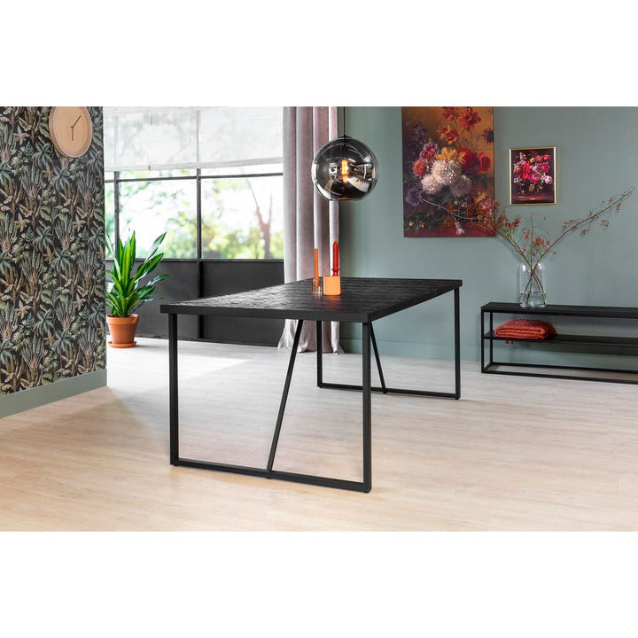 Table à manger, 160x90, noir B340 | Designix -     - https://designix.fr/