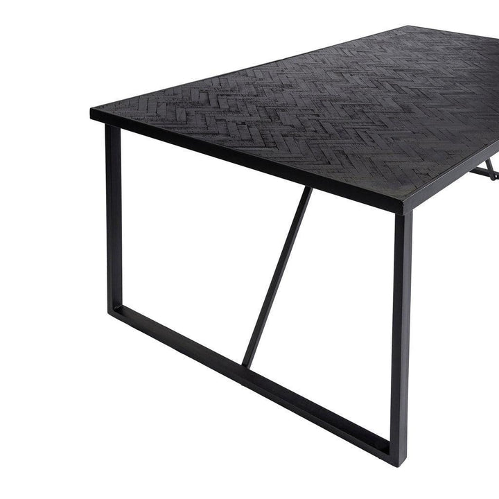 Table à manger, 160x90, noir B340 | Designix -     - https://designix.fr/