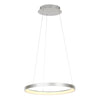 Suspension luminaire Ringlede argenté