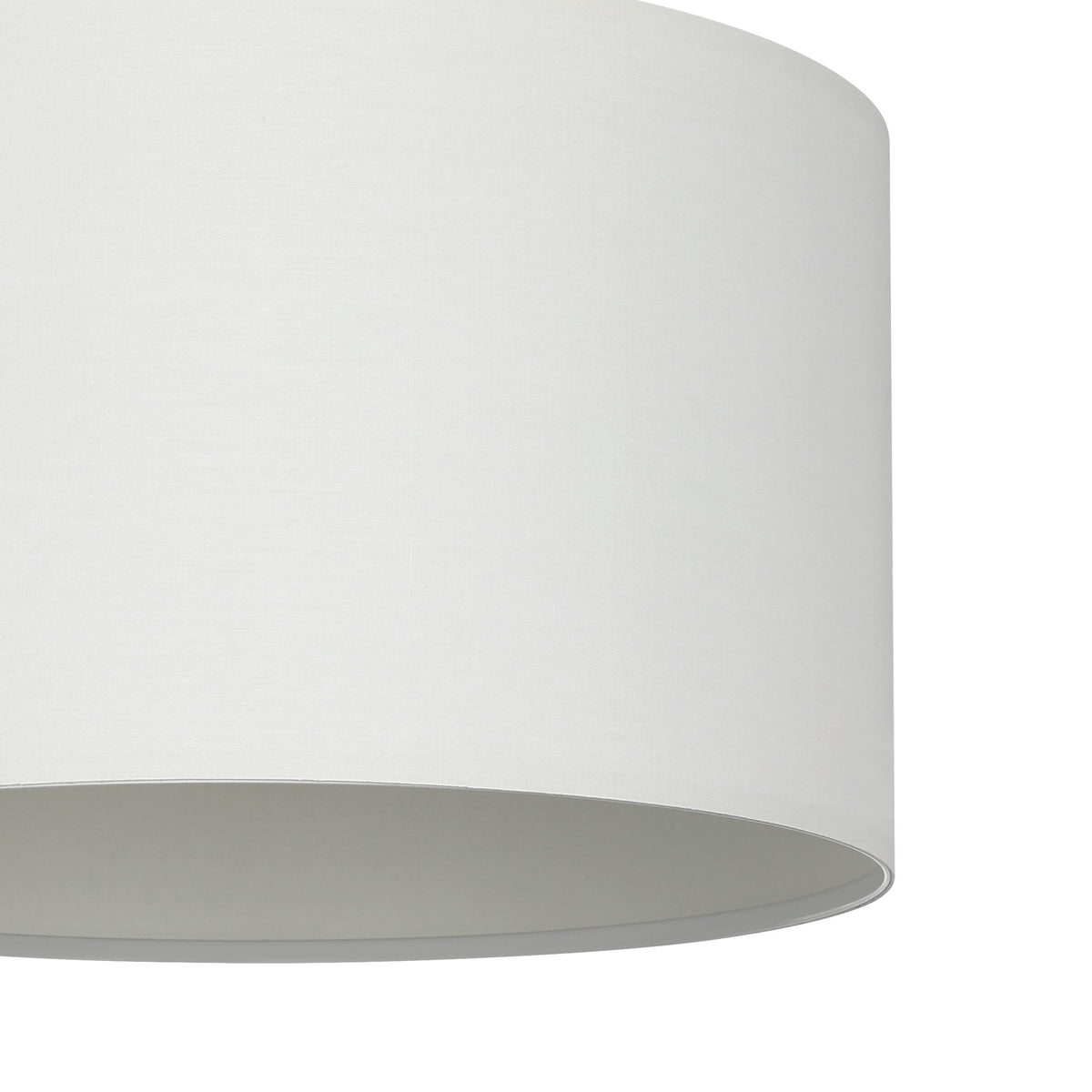 Suspension Pasteri blanche mat, tissu