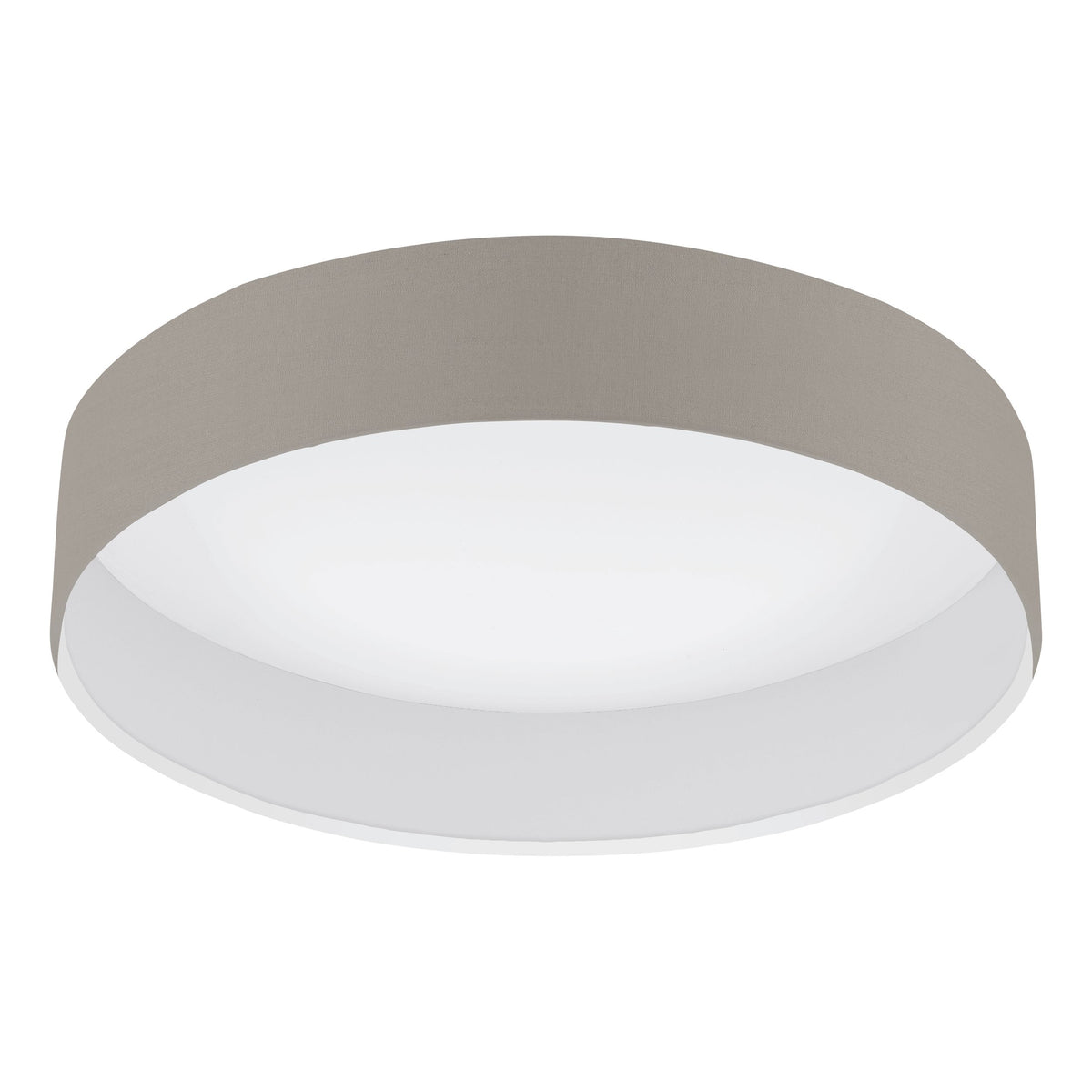 Plafonnier Pasteri taupe, tissu