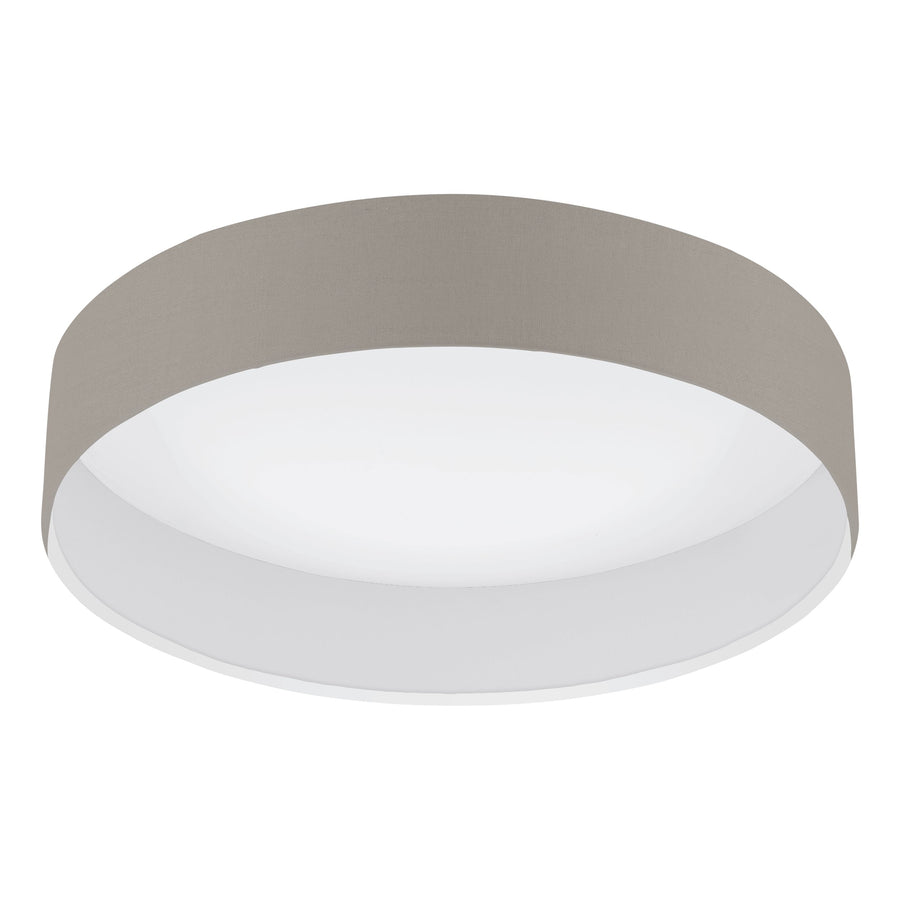 Plafonnier Pasteri taupe, tissu