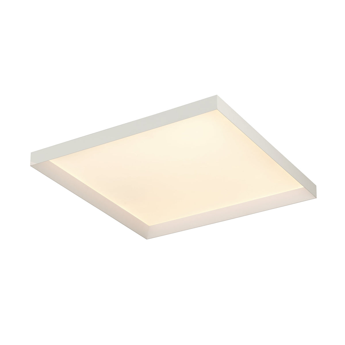 Plafonnier Escondida blanc, L 60 cm