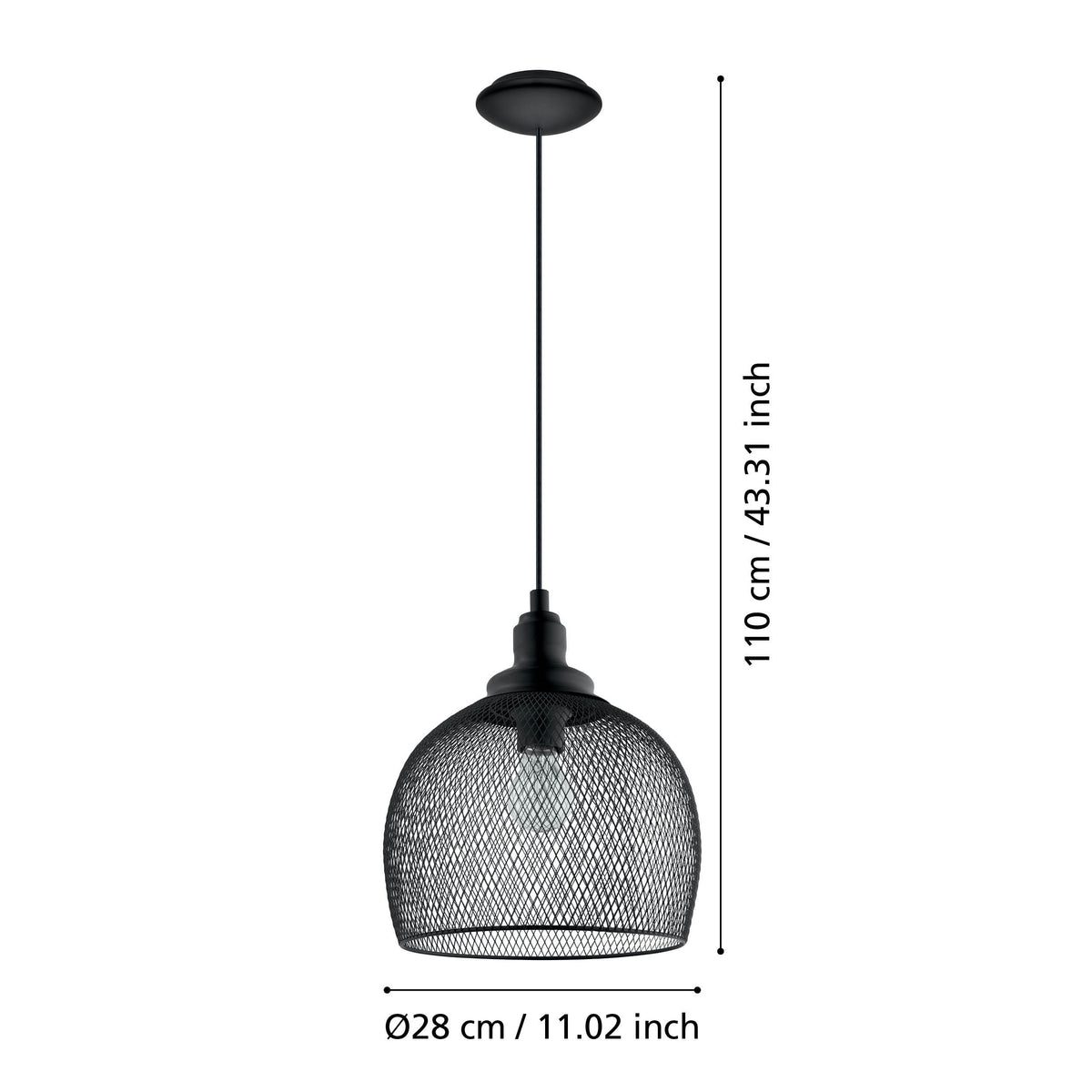 Suspension Straiton noire