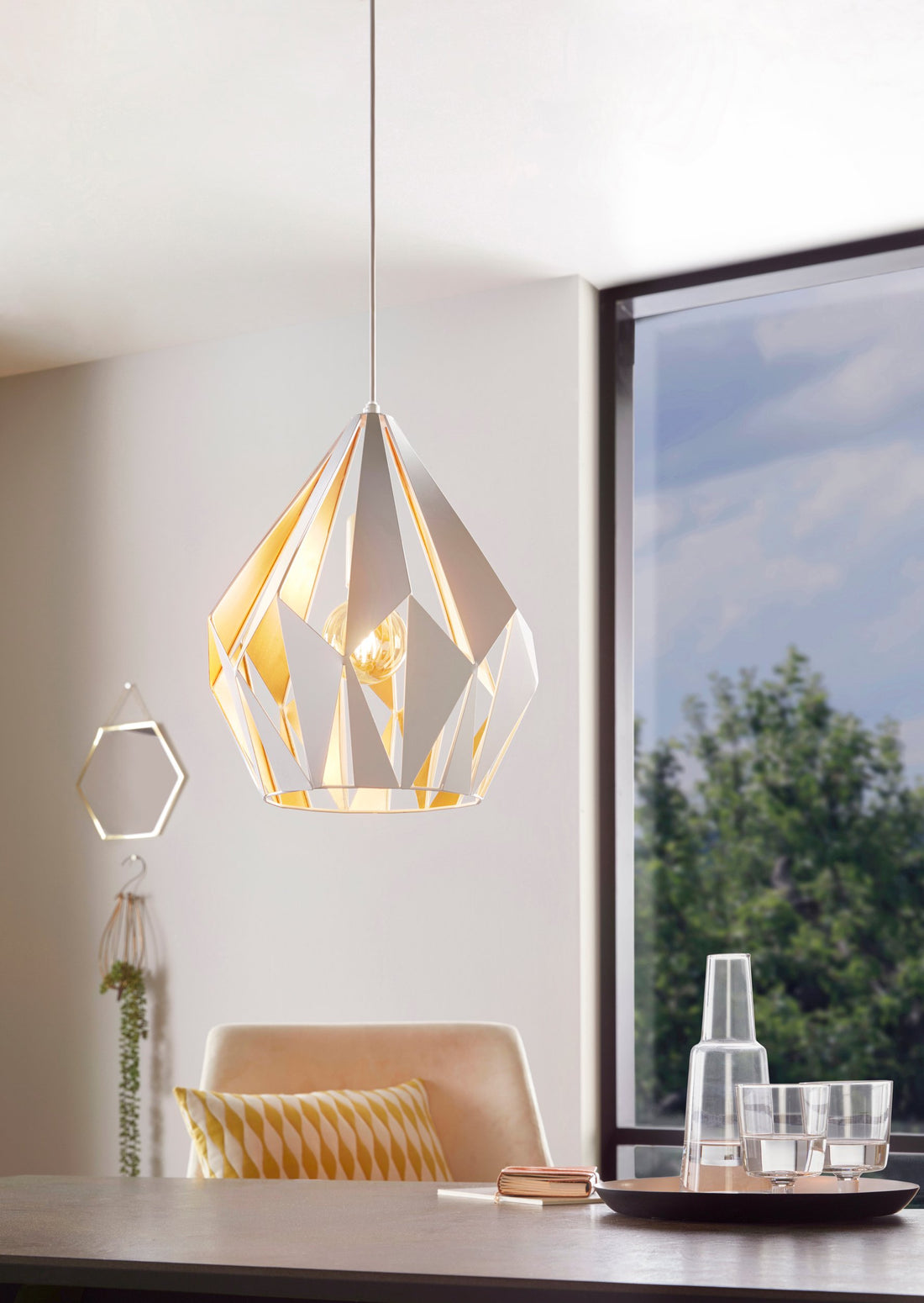 Suspension luminaire | Carlton Blanche