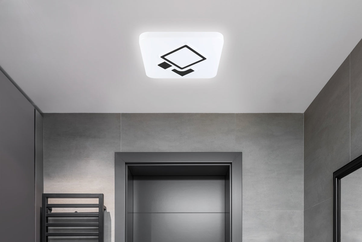 Plafonnier Espartaco blanc et noir (75645)