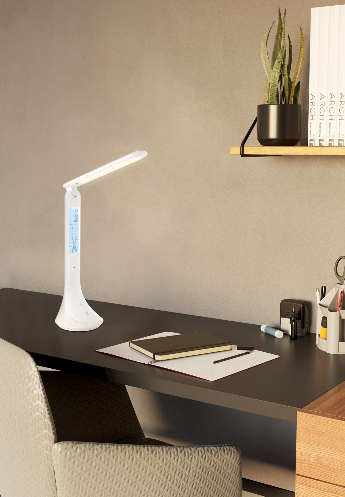 Lampe à poser Coluccia blanche