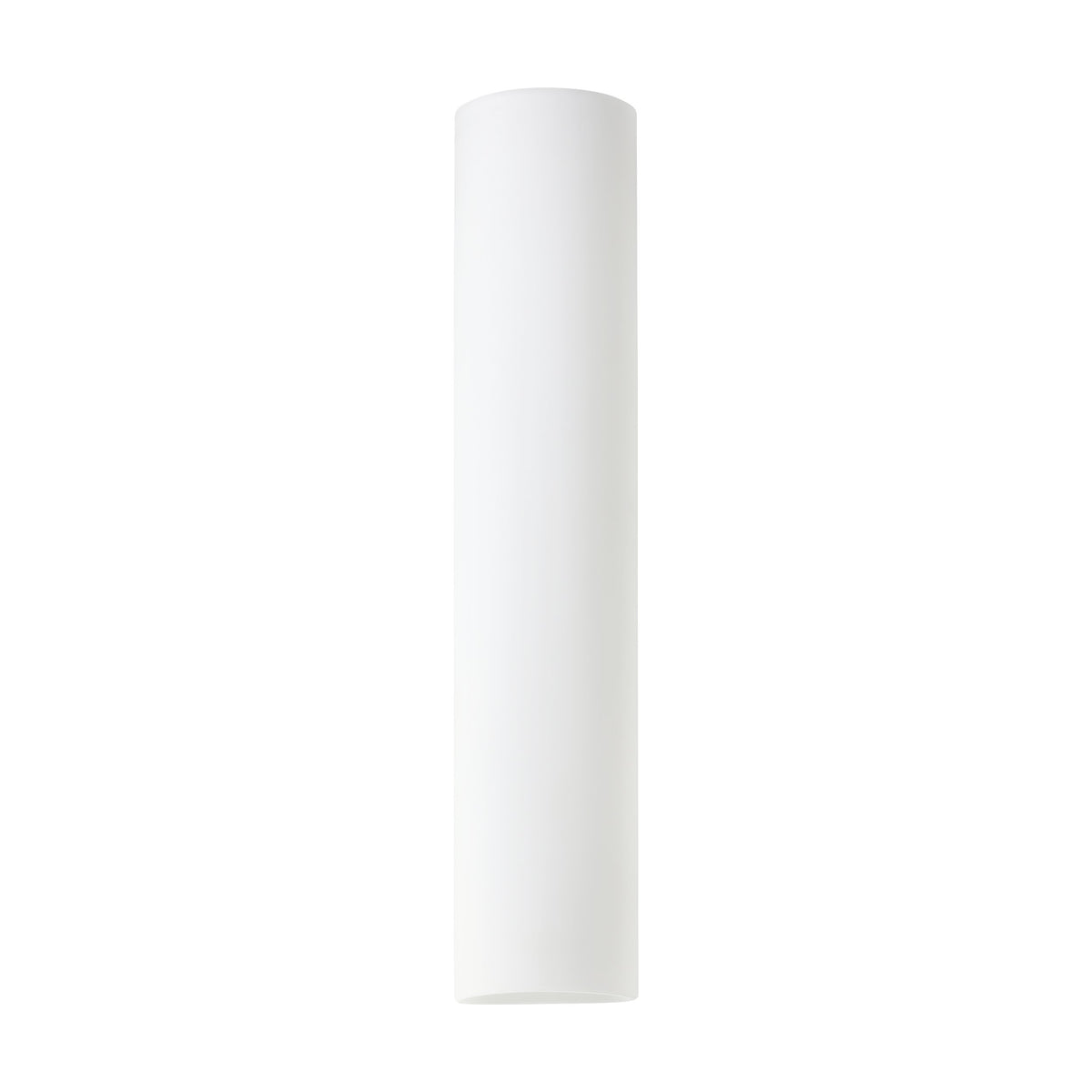 Vue de trois quarts du luminaire blanc sur fond neutre clair