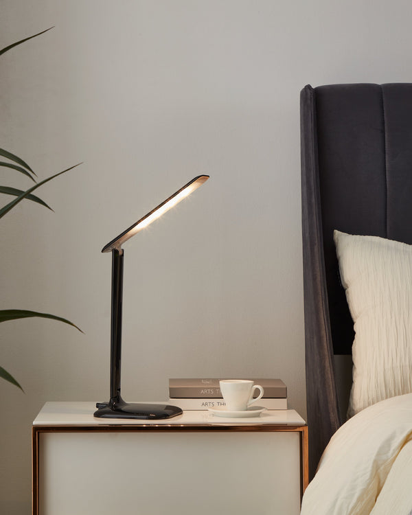 Lampe à poser Caupo noire