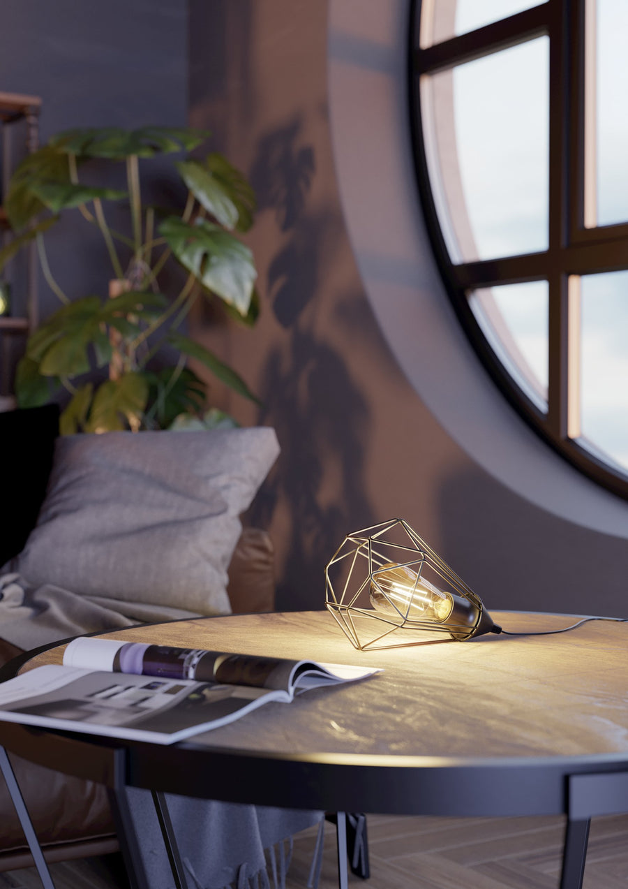 Lampe à poser Tarbes noire