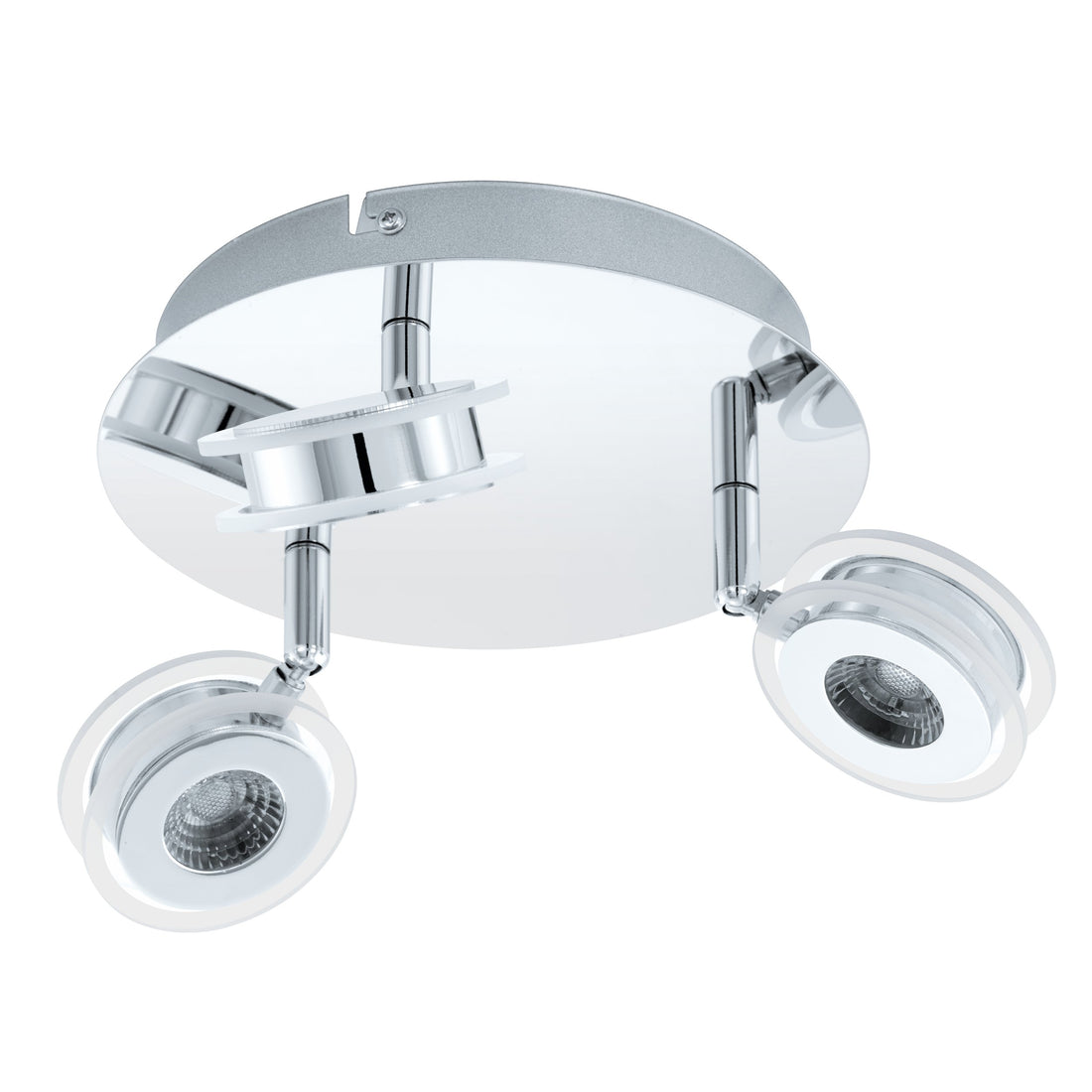 Spot Sarolo inox et transparent