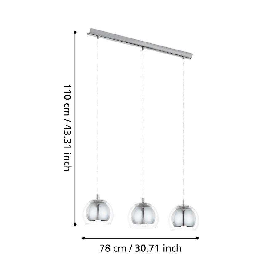 Schéma de dimensions : hauteur 110 cm et largeur 78 cm