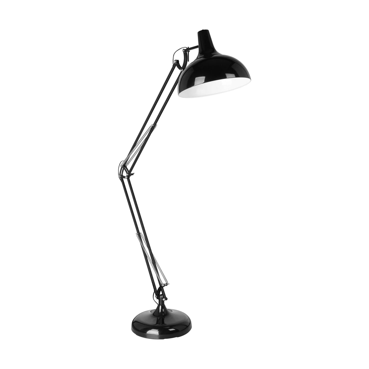 Lampadaire Borgillio noir