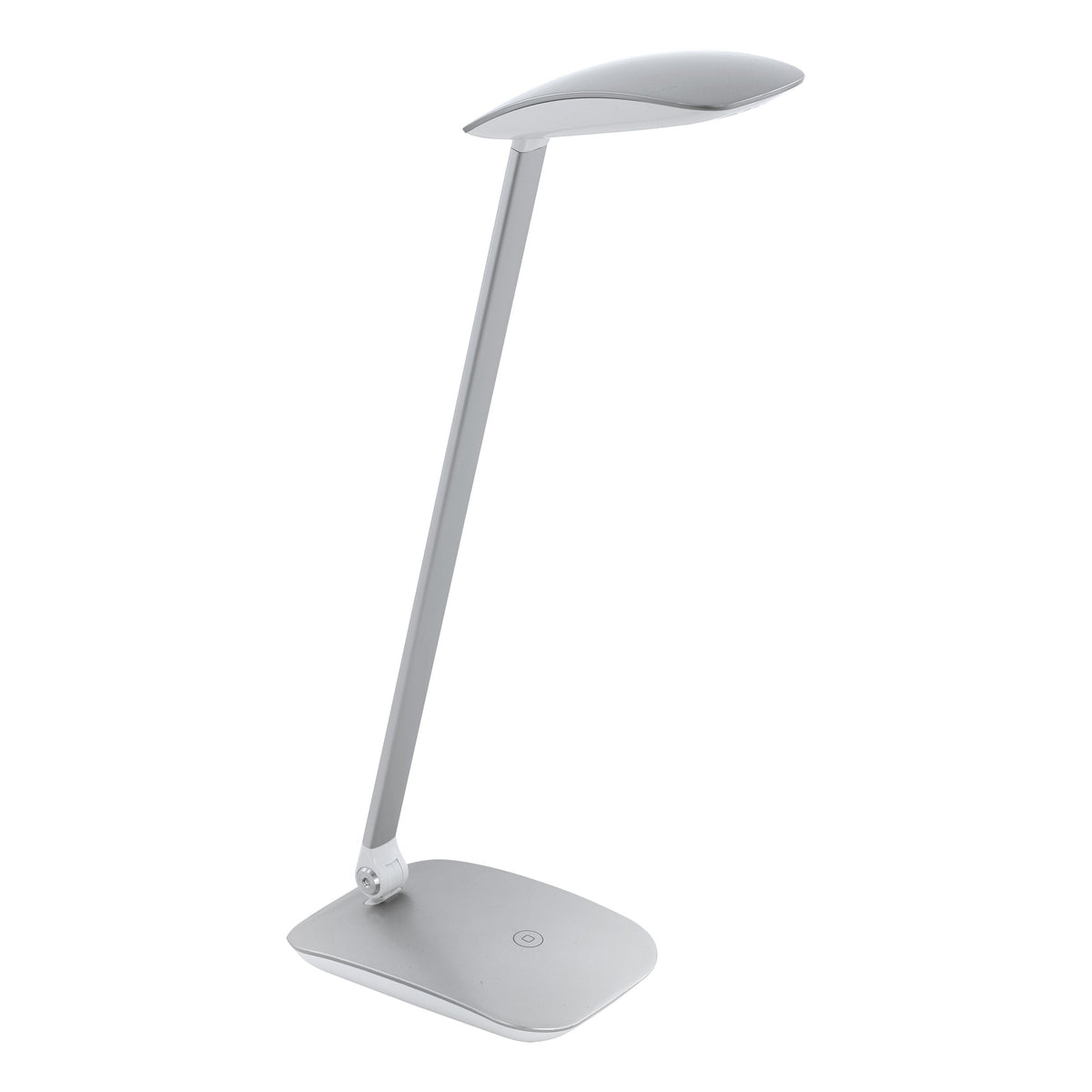Lampe à poser Cajero argentée
