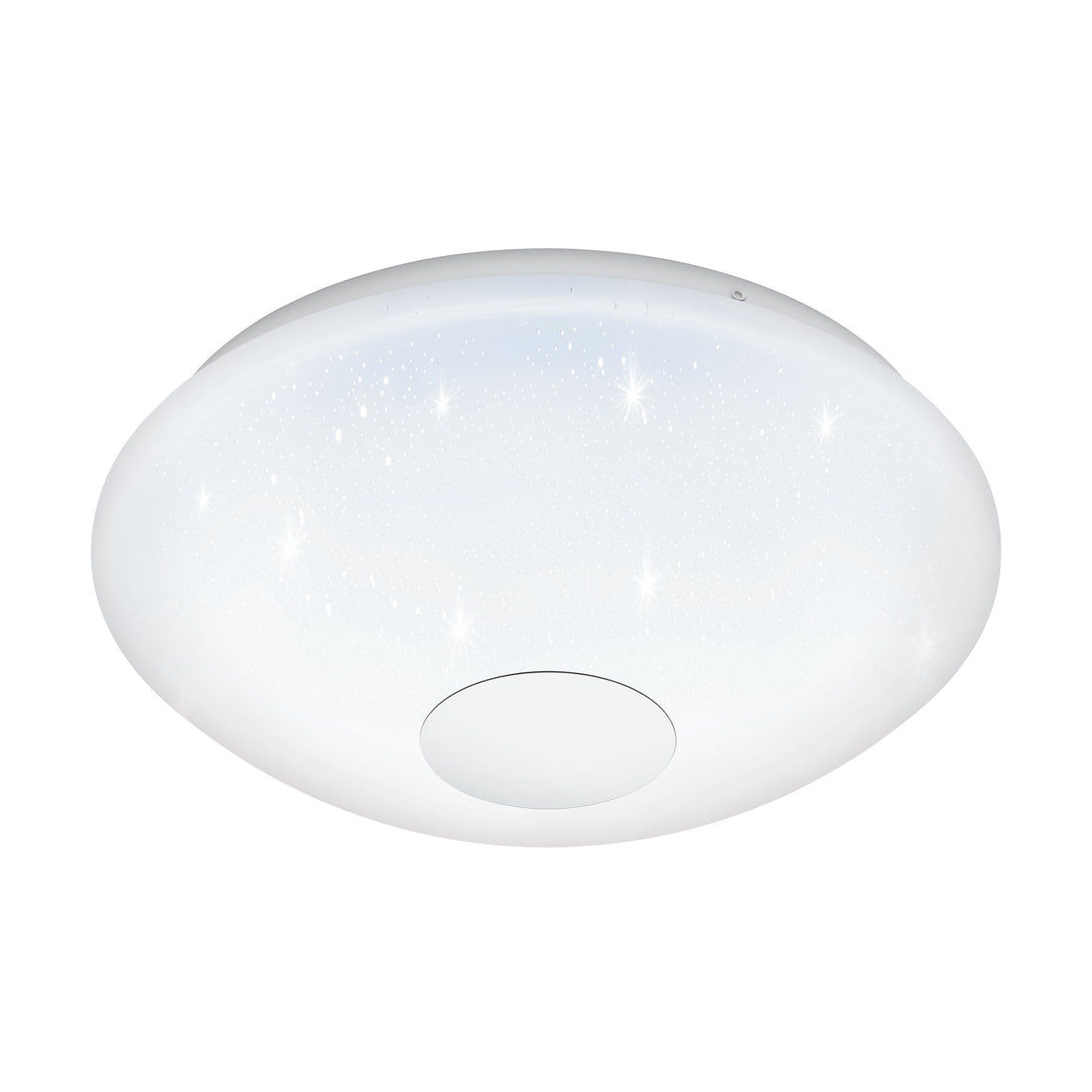 Plafonnier Voltago 2 blanc, cristal, Ø 30 cm