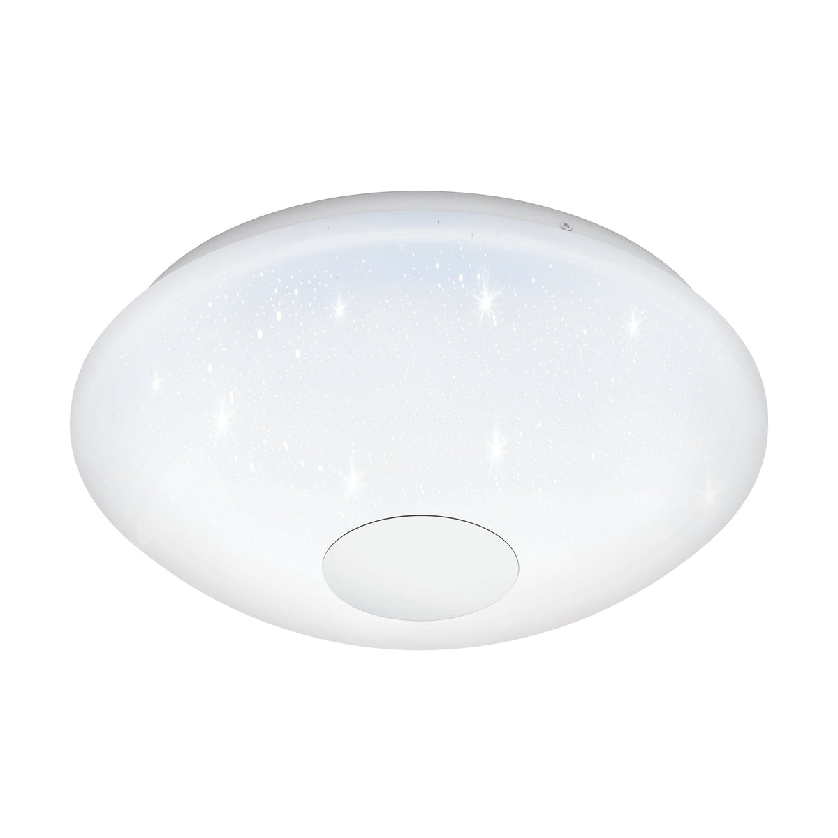 Plafonnier Voltago 2 blanc, cristal, Ø 30 cm