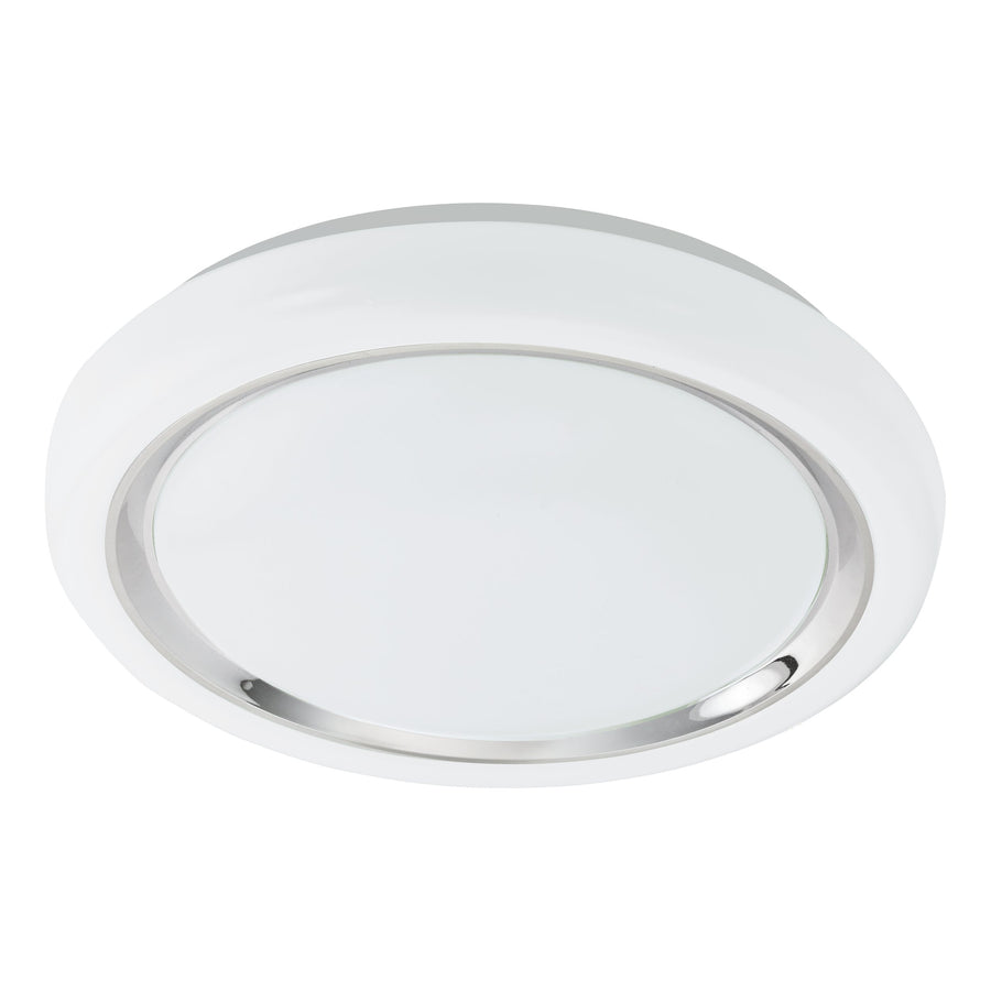 Plafonnier Capasso blanc, Ø 34 cm