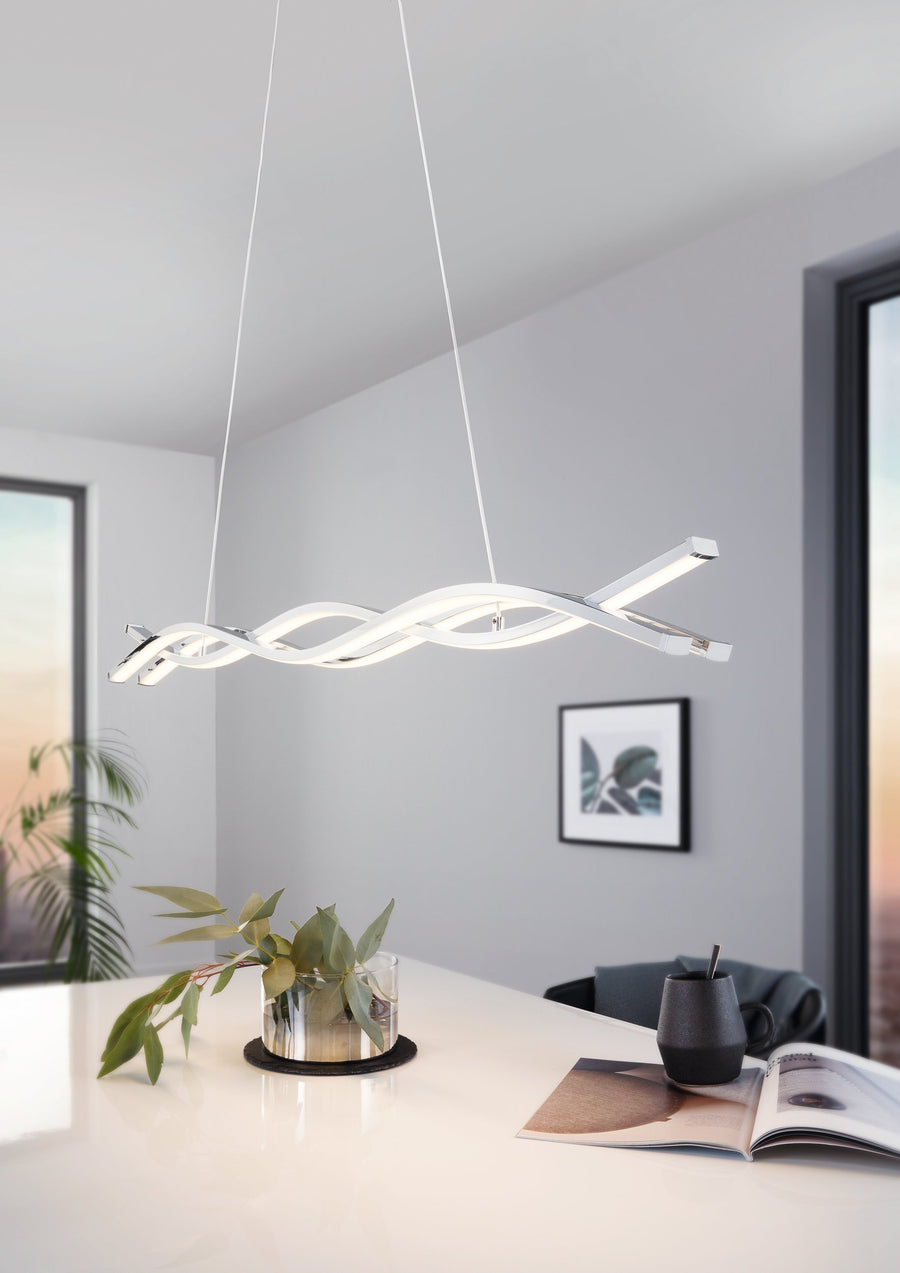 Suspension Lasana 2 chromée (96102)