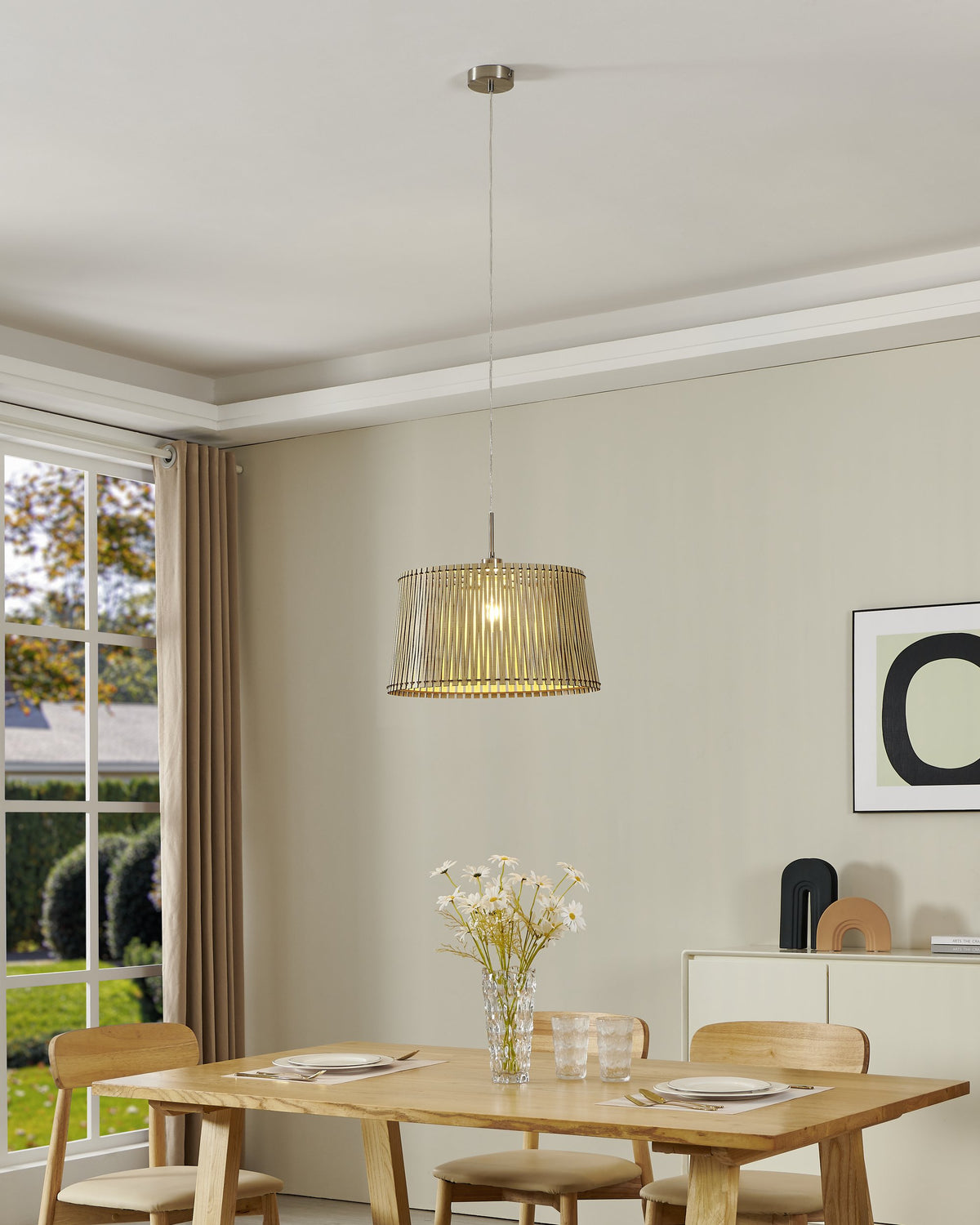 Suspension Sendero bois (96193)
